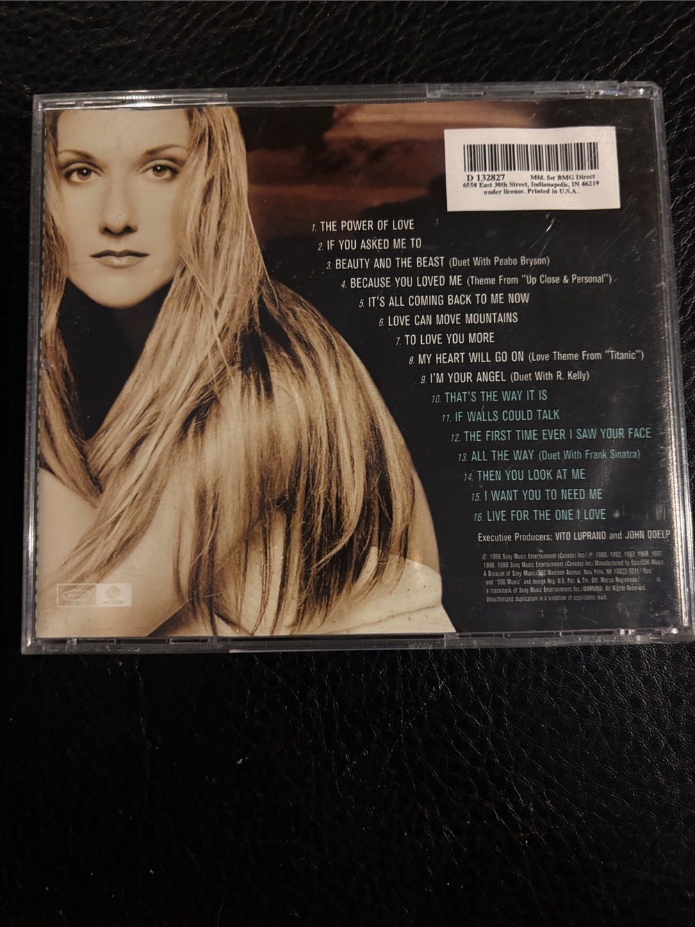 Celine Dion- Beige Cover with Turquoise Spine CD - Picture 2 of 4